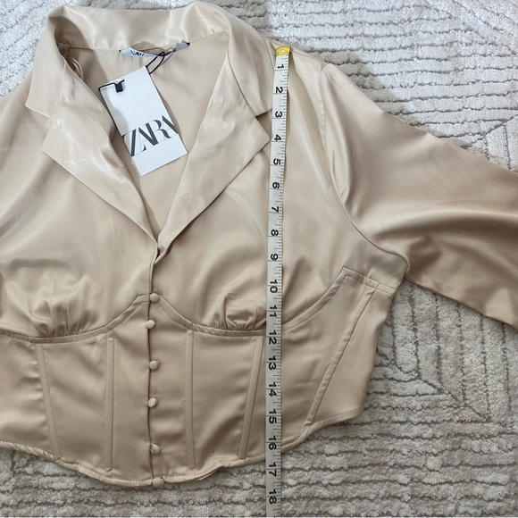 Zara Corset Style Shirt Size XL - Picture 10 of 13